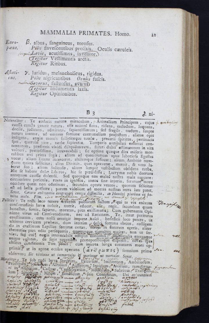 Systema Naturae 10th ed p. 21