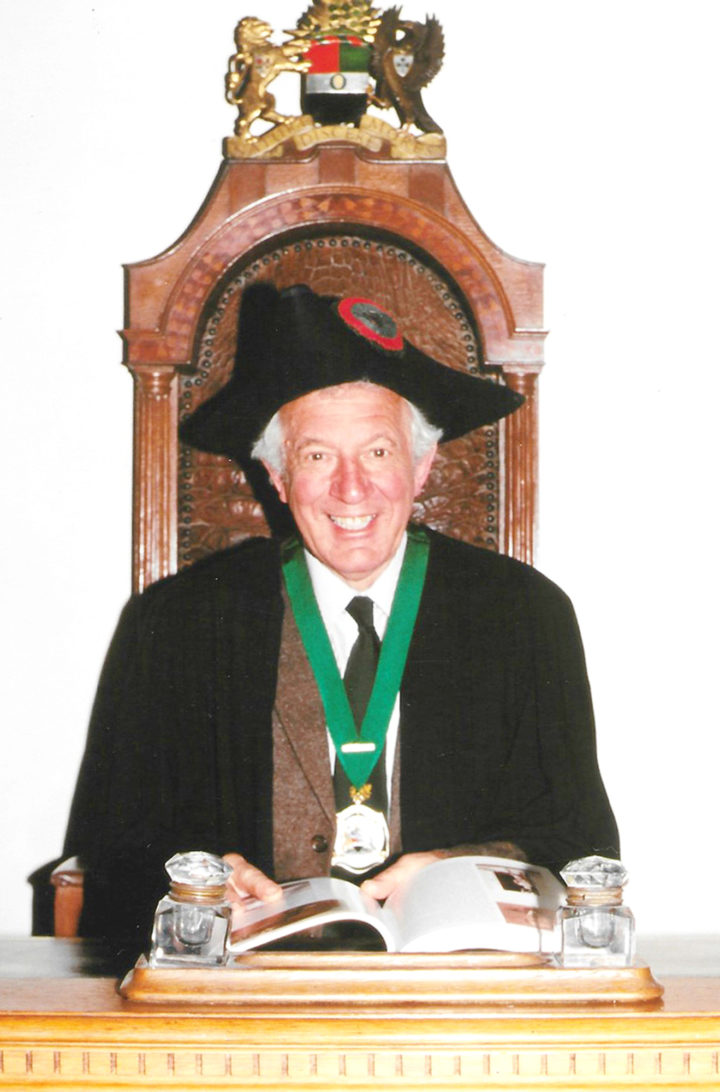 Prof Brian G. Gardiner PPLS as President