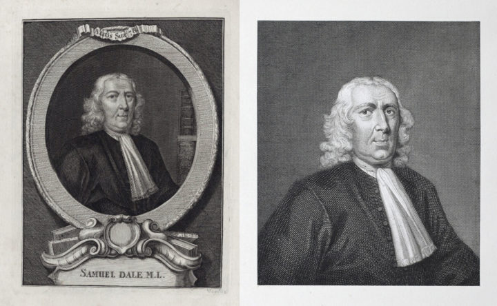 Etchings of Samuel Dale (NPG and Linnean Society)