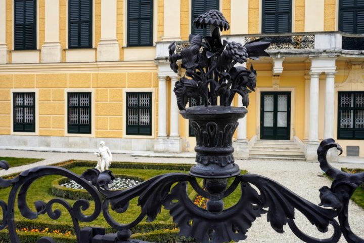 Detail of gate at Schoenbrunn Palace