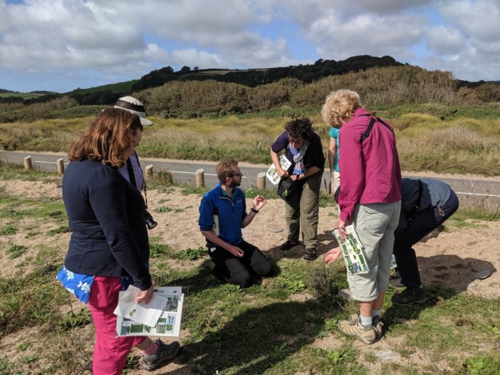 learning about coastal vegetation