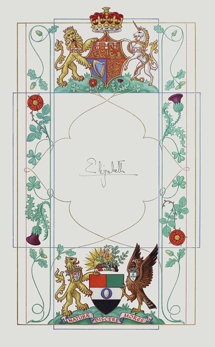 HM The Queen Roll and Charter