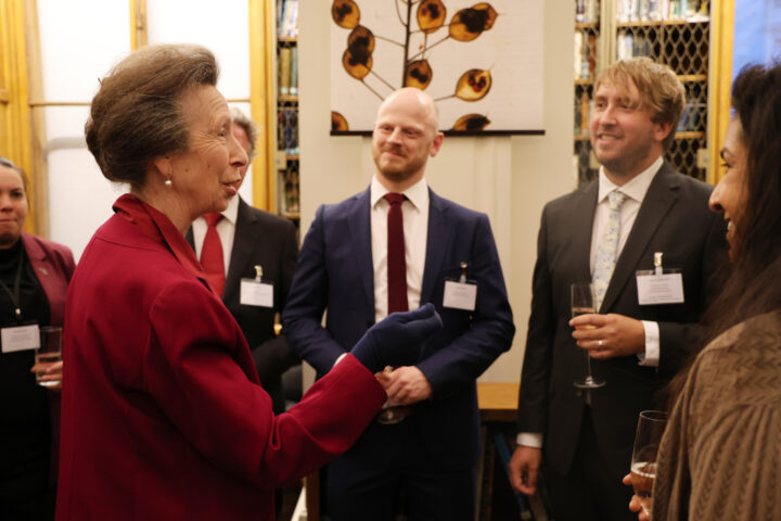 The Princess Royal meeting Linnean Society Fellows, Editors and Journal partners