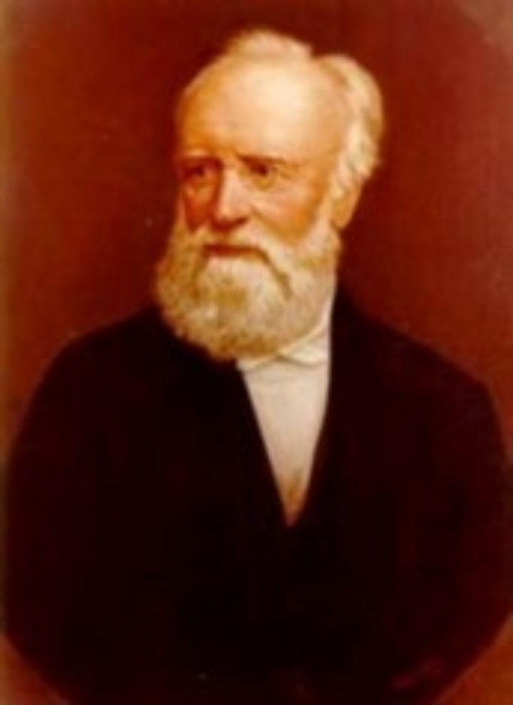 Painting of an elderly W.C. Williamson