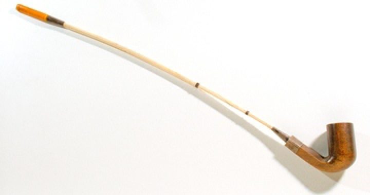 The pipe pictured was presented by Col. Richard Meinertzhagen