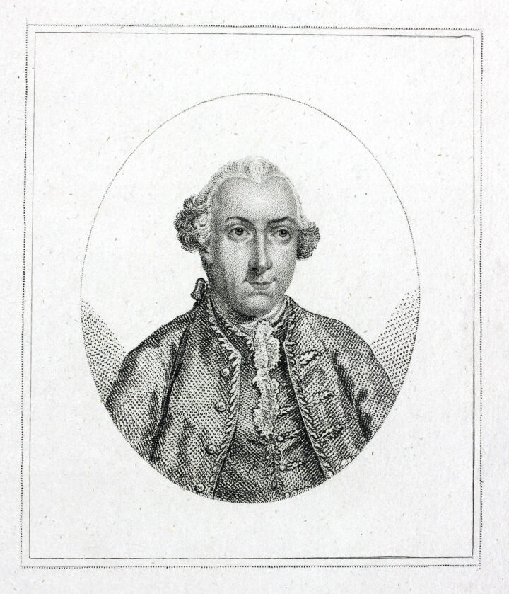 Engraved plate of Frederick Calvert