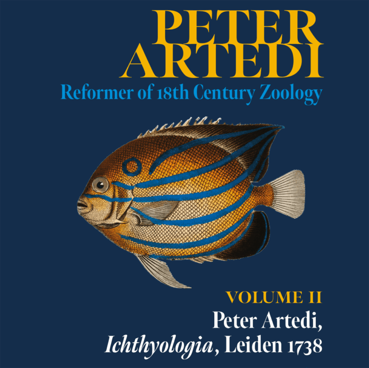 The front cover of a scholarly edition of Artedi