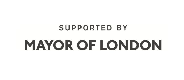 General London Authority Logo, plain text stating 'Supported by Mayor of London'