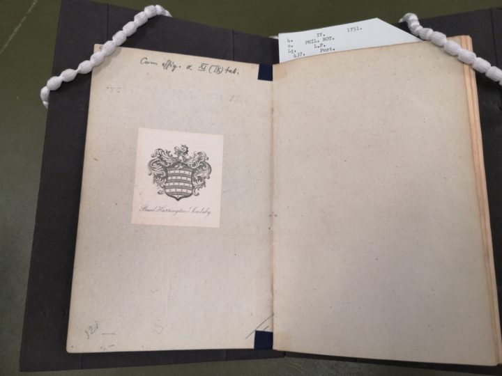 NHM copy of Phil Bot with Soulsby bookplate