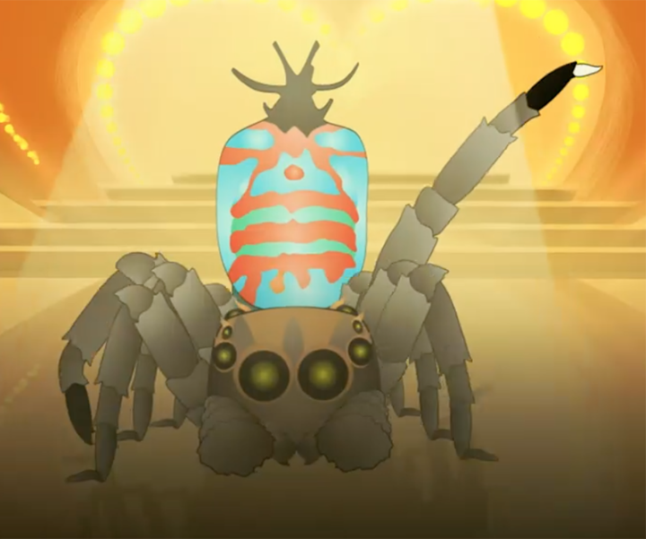 Screenshot of animation