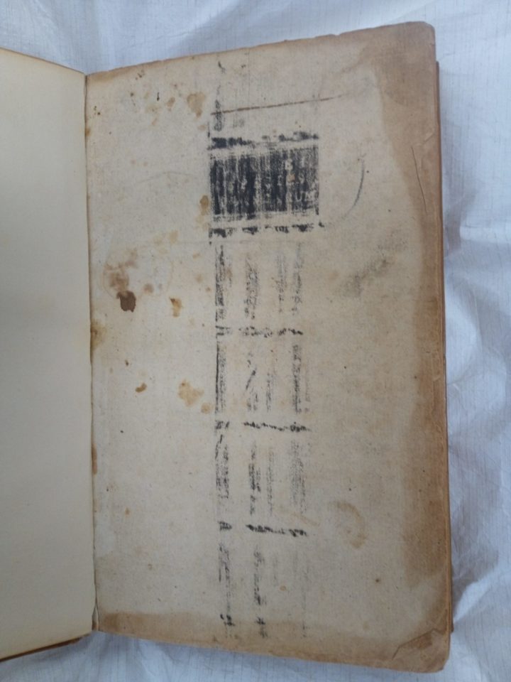 RBGE 1753 Species plantarum crayon rubbing