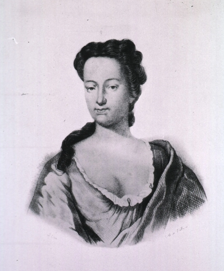 Lithograph portrait of Elizabeth Blackwell (c.1700-1758)