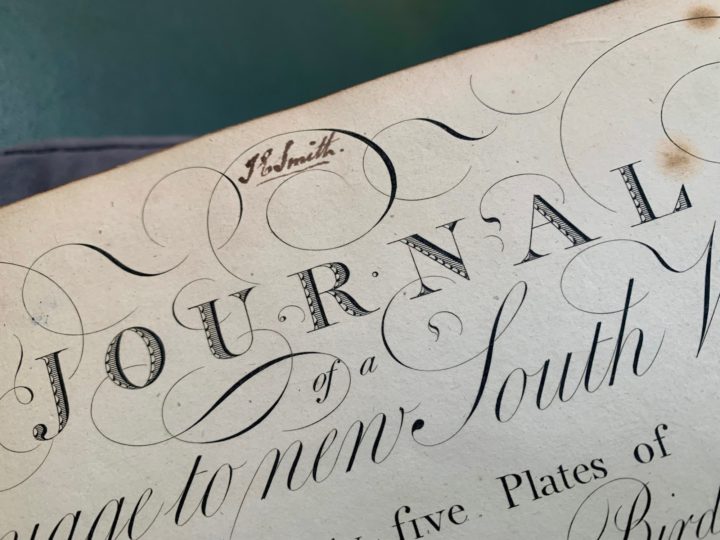 Little details: the book thief attempted to obliterate many of the Linnean Society's marks of ownership, but left Smith's ex libris inscription.