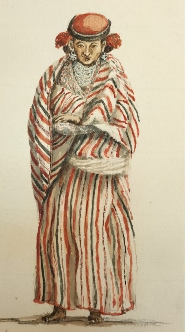 drawing from the sketchbook said to have belonged to Stryzelecki, donated to the Society by Daisy Delvalle Sawer