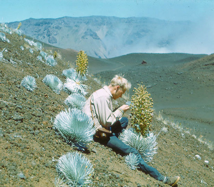Sherwin Carlquist in Haleakala
