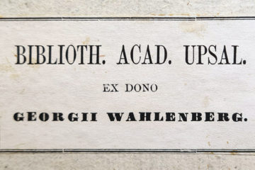 Uppsala Species Plantarum Book Plate