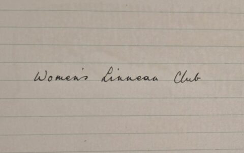 Botanists and Blackouts: A short history of the Women’s Linnean Club