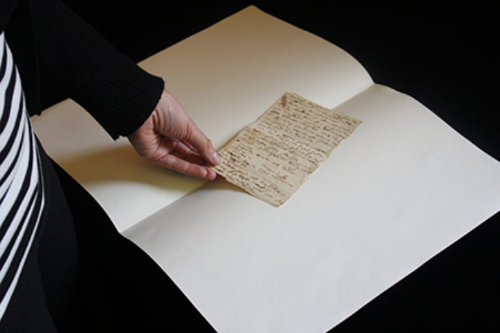 Carl Linnaeus the Younger’s manuscripts (slip of paper)